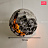 Подвесной одиночный светильник Метеорит 30 см  фото 2