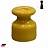 Желтый керамический изолятор фото 2