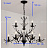 Подвесной светильник с кристаллами К9 Vibrosa FR-170 12 ламп фото 4
