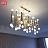 Дизайнерский светильник на потолок CONSTANTA Золотой фото 6