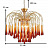 Подвесной светильник Amber Drops Chandelier фото 3