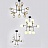 Люстра с плафонами-шарами BISTRO 8 плафонов Хром Белый фото 15